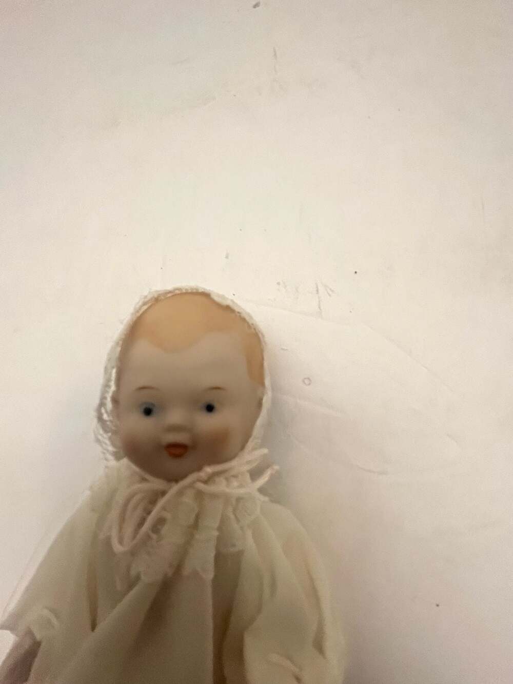 Shackman Antique Bisque Baby Doll Replica in Box